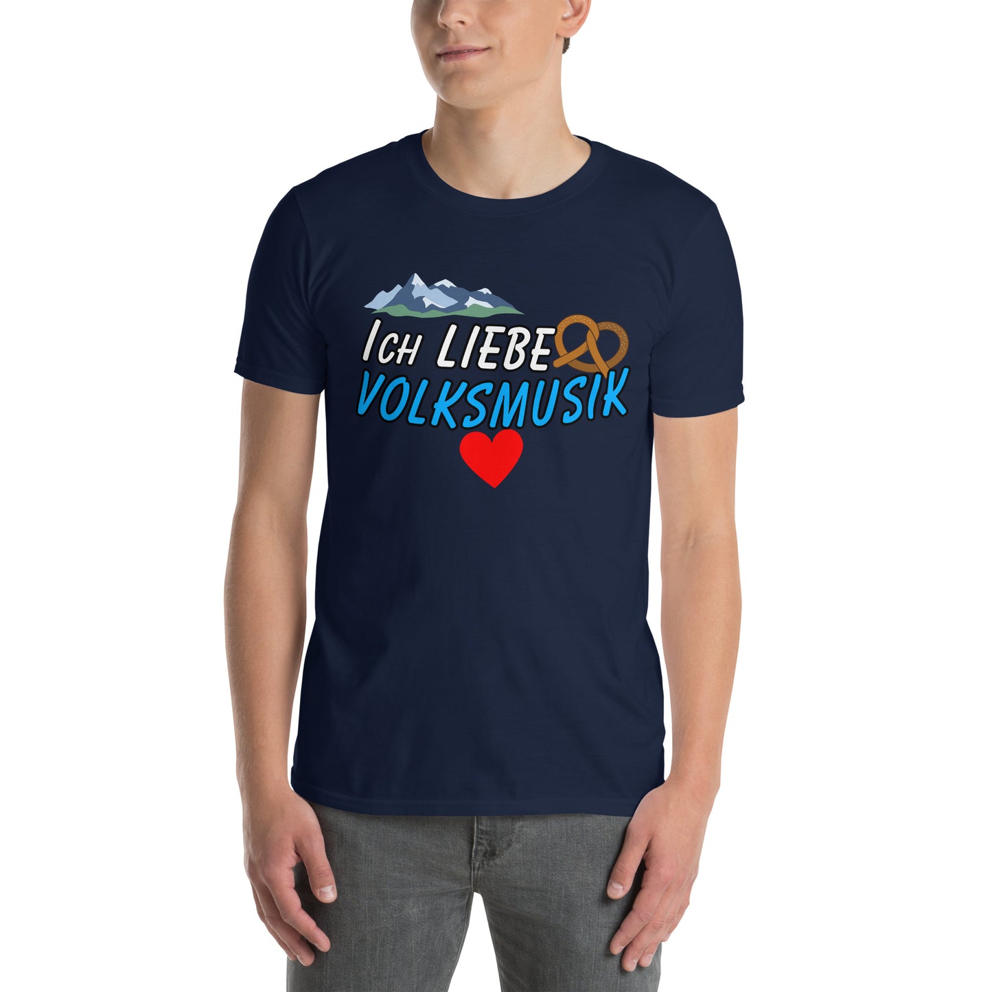 Ich liebe Voksmusik - Herren T-Shirt