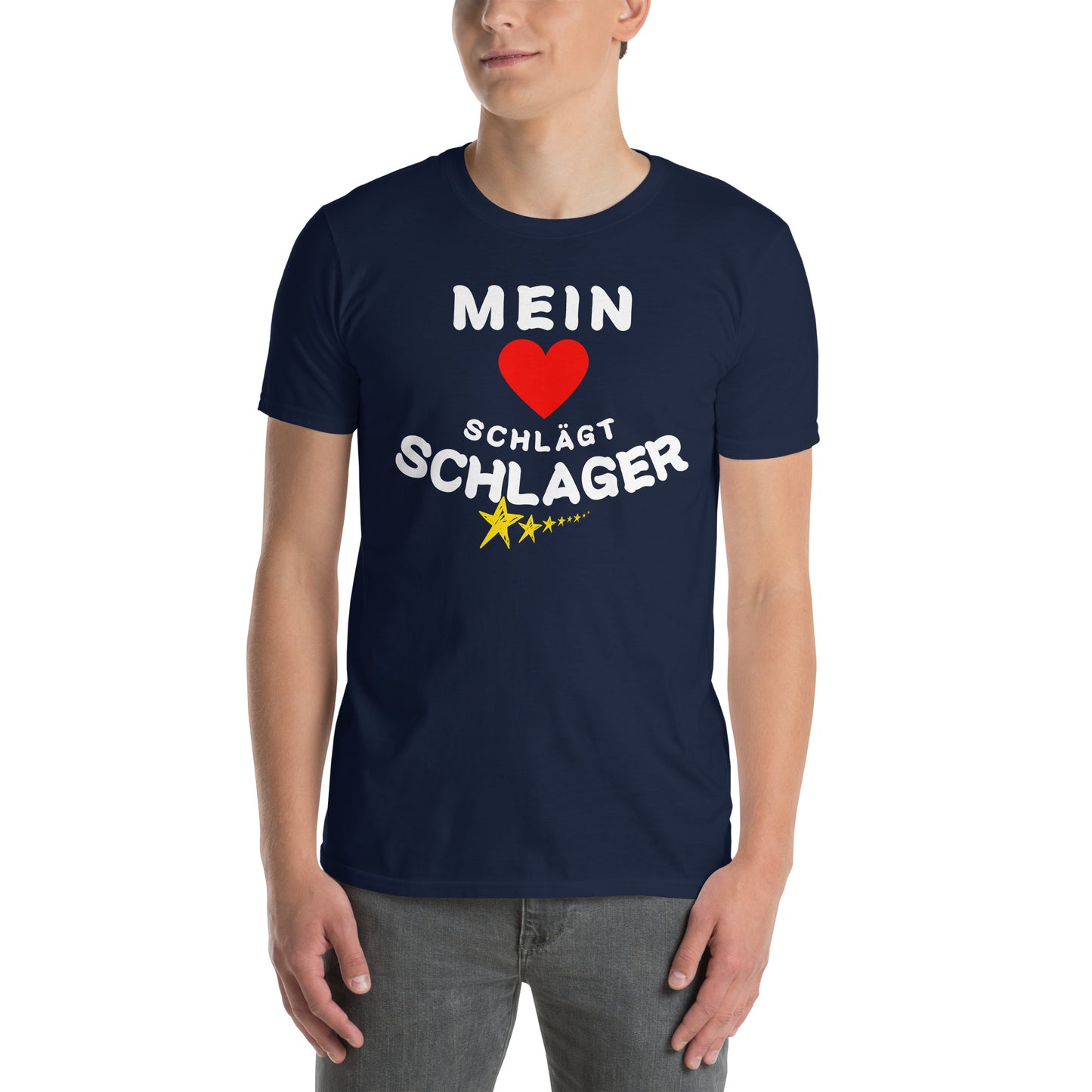 Mein Herz schlägt Schlager - Herren T-Shirt