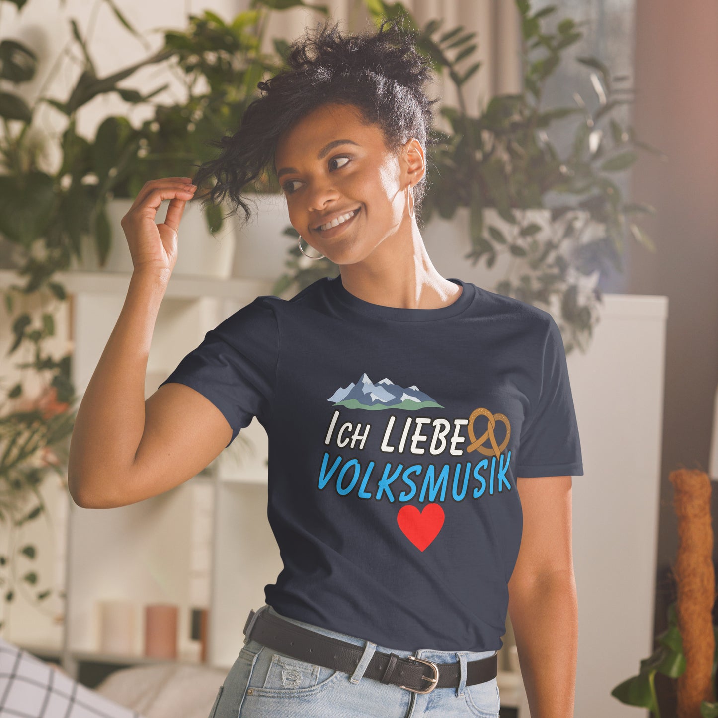 Ich liebe Volksmusik - Damen T-Shirt