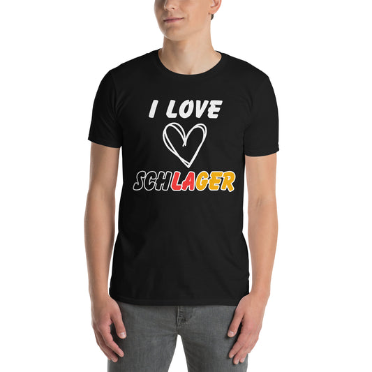 I love Schlager - Herren T-Shirt