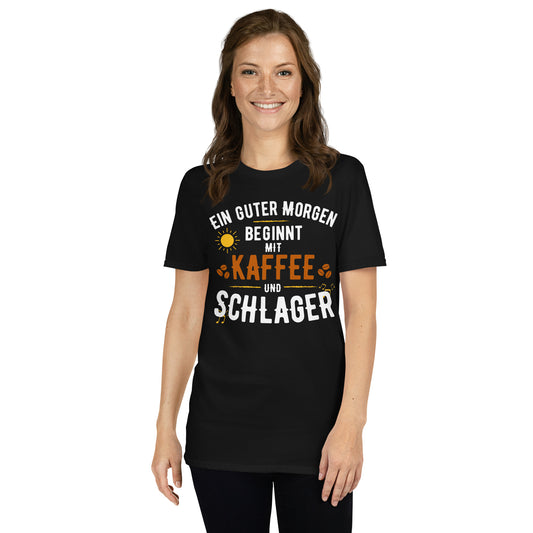 Kaffee und Schlager - Damen T-Shirt