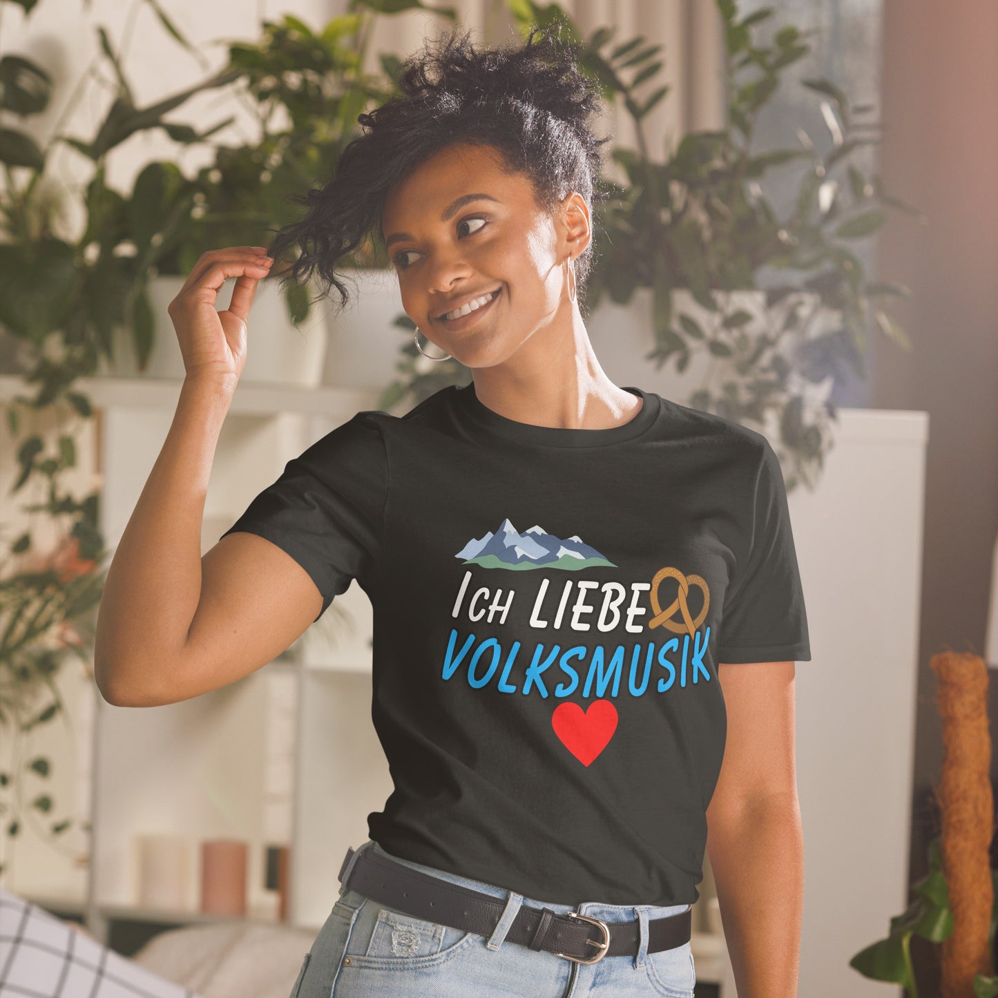 Ich liebe Volksmusik - Damen T-Shirt