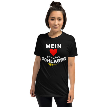 Mein Herz schlägt Schlager - Damen T-Shirt