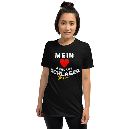 Mein Herz schlägt Schlager - Damen T-Shirt