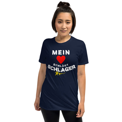 Mein Herz schlägt Schlager - Damen T-Shirt